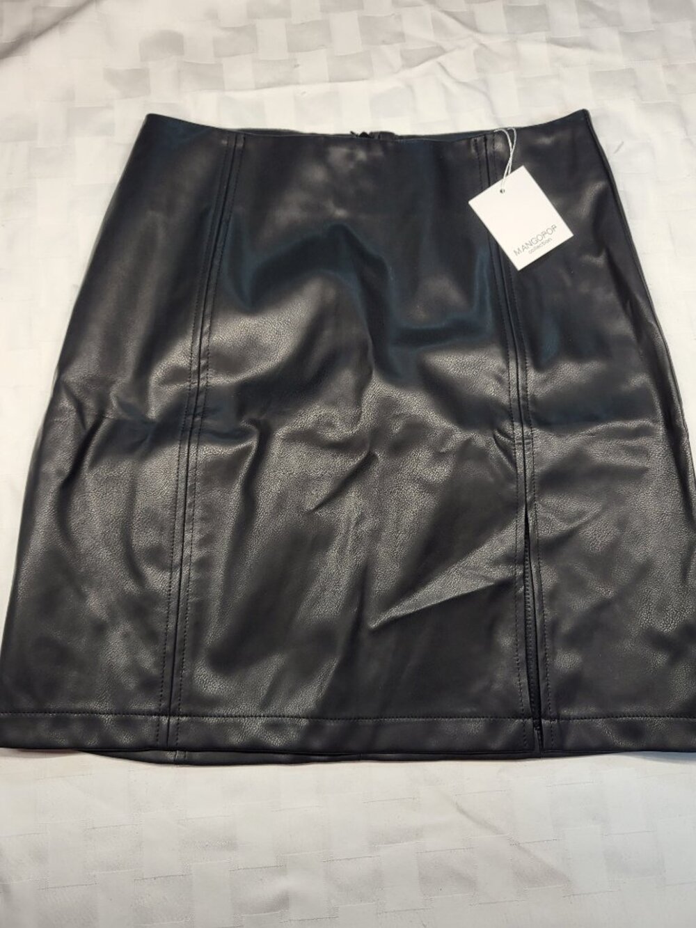 Mangopop Faux Leather Women's Pencil short Skirt - Size XS - NWT